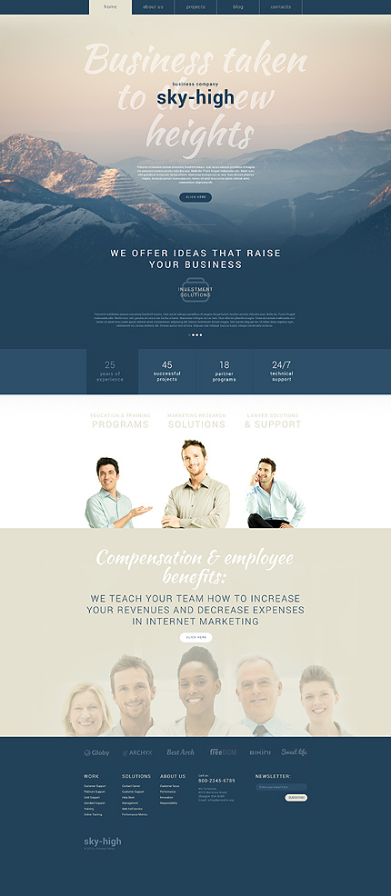 
Business Services WordPress Theme
