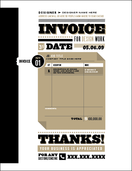 Paperblog Invoice