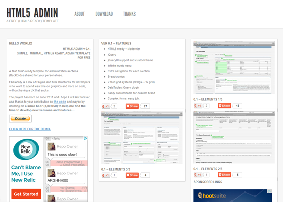 HTML5Admin