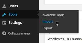 Click Tools from the left sidebar