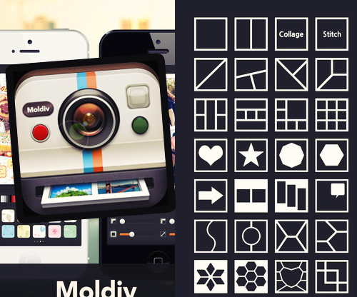 Moldiv App for Creating Photo Collage