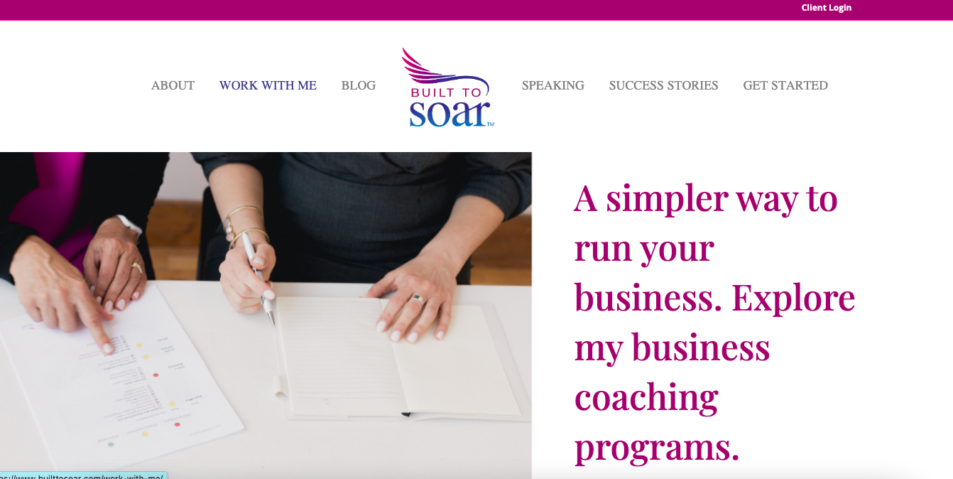 build to soar Business Coach Websites