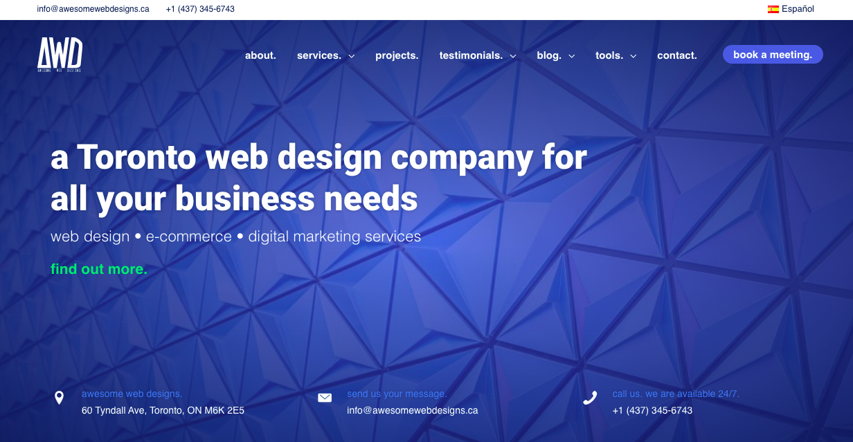 Awesome Web Designs Toronto